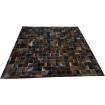 Tapete De Couro Marrom Exótico escuro 2,00x2,00 C/b pç 10x10