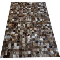 Tapete de couro marrom light 1,00x1,50 sem borda peça 5x5cm Tapete de couro marrom light 1,00x1,50 sem borda peça 5x5cm