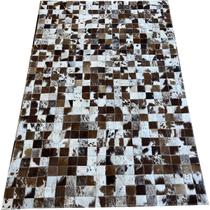 Tapete de couro marrom malhado escuro 1,00x1,50 s/b pç 5x5cm Tapete de couro marrom malhado escuro 1,00x1,50 s/b pç 5x5cm