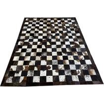 Tapete de couro marrom tabuleiro 1,50x2,00 com bordas pç 10