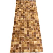 Tapete de couro passadeira marrom castanho 0,60x1,50 sb PÇ 5 Tapete de couro passadeira marrom castanho 0,60x1,50 sb PÇ 5