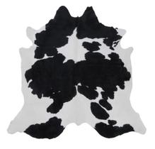 Tapete de Couro - Preto e Branco - Médio