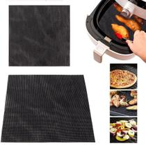 Tapete de Cozimento não Gruda para Air Fryer e Fritadeira Elétrica Quadrado 21,5 cm - MJ1208708