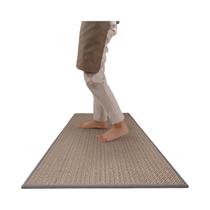 Tapete De Cozinha Antiderrapante Lavável De Sisal Sintético Com Base De Borracha Natural -