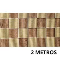 Tapete De Cozinha Azulejo Marrom Passadeira Antiderrapante 43cm Duna Soft Liso Prático Banheiro
