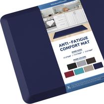 Tapete de cozinha KitchenClouds almofadado anti fadiga 44x100cm azul