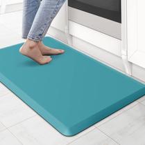 Tapete de cozinha KitchenClouds almofadado antifadiga 44x150cm verde