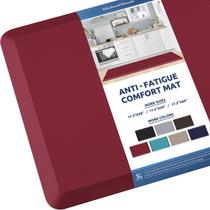 Tapete de cozinha KitchenClouds almofadigado antifadiga 45x150cm vermelho