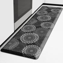 Tapete de cozinha LuxStep impermeável antifadiga 17,3x60 preto