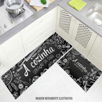 Tapete de Cozinha Personalizado Conjunto A Cozinha, Coração da Sua Casa