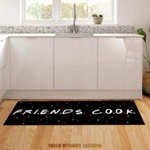 Tapete de Cozinha Personalizado Conjunto Friends Cook