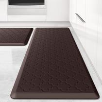 Tapete de cozinha SoftDuo almofadigado antifadiga 2 unidades Chocolate Tapete de cozinha SoftDuo almofadigado antifadiga 2 unidades Chocolate