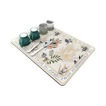 Tapete De Cozinha Super Absorvente Antiderrapante Para Secagem Rápida, Almofada De Drenagem Para