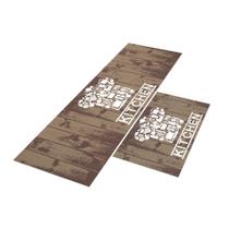 Tapete de Cozinha Woody Kitchen 120x40 + Capacho 60x40