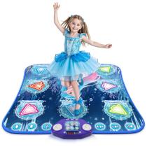 Tapete de Dança ANNKIE para Crianças de 3 a 12 Anos, Tapete Infantil com 8 Botões Iluminados e Bluetooth Sem Fio, Brinquedo de Dança com 5 Modos de Jogo, Presente de Aniversário e Natal para Meninos e Meninas Tapete de Dança ANNKIE para Crianças de 3 a 12 Anos, Tapete Infantil com 8 Botões Iluminados e Bluetooth Sem Fio, Brinquedo de Dança com 5 Modos de Jogo, Presente de Aniversário e Natal para Meninos e Meninas