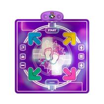 Tapete De Dança Eletrônico Para Crianças 90x90cm Com Bluetooth E Luzes, Cobertor Musical