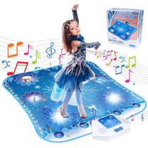 Tapete de dança MONOCHILDOING Frozen com tema Bluetooth para crianças Tapete de dança MONOCHILDOING Frozen com tema Bluetooth para crianças