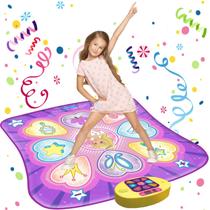 Tapete de dança SUNLIN Dance Pad com luzes LED para meninas de 3 a 10 anos Tapete de dança SUNLIN Dance Pad com luzes LED para meninas de 3 a 10 anos