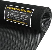 Tapete de derramamento de óleo Golener Garage Floor Absorvente Impermeável Preto Tapete de derramamento de óleo Golener Garage Floor Absorvente Impermeável Preto