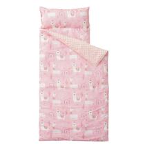Tapete de dormir Bunnikins & Clover, almofada infantil macia de 140x51 cm
