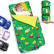Tapete de dormir PRIMLECT para criança espessada com travesseiro e cobertor Dino