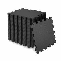 Tapete de Encaixe EVA Seller 18 peças 3131x10mm, modular, antiderrapante, conforto e proteção