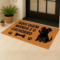 Tapete de Entrada 60x50 Antiderrapante Pet Casa Porta BemVindo