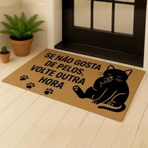 Tapete de Entrada 60x50 Antiderrapante Pet Casa Porta BemVindo