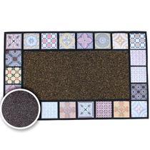 Tapete De Entrada Antiderrapante De Borracha e Pvc Marrom Escuro 45x75 - Castela Tapete De Entrada Antiderrapante De Borracha e Pvc Marrom Escuro 45x75 - Castela