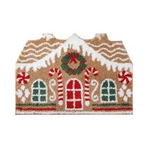Tapete De Entrada Casa De Gengibre De Natal Tapete De Boas-Vindas Para Decoração De Casa