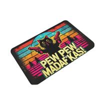 Tapete De Entrada Externo Lavável Antiderrapante Com Padrão De Gato MADAFAKAS Tapete De Entrada Externo Lavável Antiderrapante Com Padrão De Gato MADAFAKAS