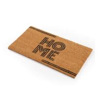 Tapete de entrada fibra de coco home disco 60 x 33 cm