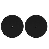 Tapete de equipamento de DJ, pacote com 2 unidades, prato giratório, feltro antiestático Tapete de equipamento de DJ, pacote com 2 unidades, prato giratório, feltro antiestático