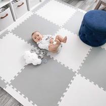 Tapete de Espuma para Bebê MyBlissBaby Deluxe - Quebra-Cabeça de 188x188cm (Cinza) Tapete de Espuma para Bebê MyBlissBaby Deluxe - Quebra-Cabeça de 188x188cm (Cinza)