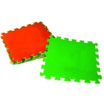 Tapete de eva liso 9 placas colorido cores vivas