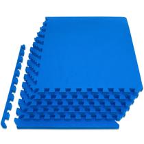 Tapete de Exercício ProsourceFit 61 x 61 x 1,9 cm em Espuma EVA Azul