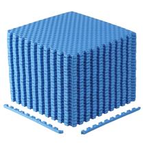 Tapete de Exercícios em Quebra-Cabeça CAP Barbell 61 x 61 x 2 cm em Espuma EVA, Kit com 4 Tapete de Exercícios em Quebra-Cabeça CAP Barbell 61 x 61 x 2 cm em Espuma EVA, Kit com 4