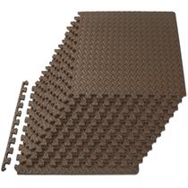 Tapete de Exercícios em Quebra-Cabeça ProsourceFit 1,3 cm em Espuma EVA Marrom Tapete de Exercícios em Quebra-Cabeça ProsourceFit 1,3 cm em Espuma EVA Marrom