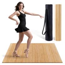 Tapete de Exercícios Tristcily Piso de Dança Tap 121x98cm Bambu Tapete de Exercícios Tristcily Piso de Dança Tap 121x98cm Bambu