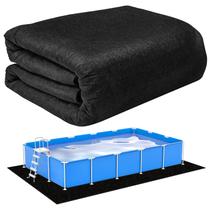 Tapete de Feltro Resistente para Revestimento de Piscina VICAMB 550x275 cm Tapete de Feltro Resistente para Revestimento de Piscina VICAMB 550x275 cm