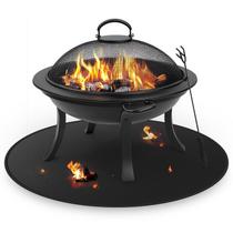 Tapete de fogueira FIREWESS para fogão solo, fogueira redonda de 60 cm Tapete de fogueira FIREWESS para fogão solo, fogueira redonda de 60 cm