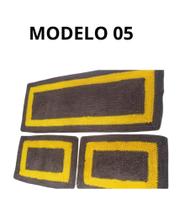 Tapete de Frufru Personalizado cozinha 3 peças 1,20 x40 Decoração Exclusiva para Sua Casa