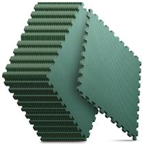 Tapete de ginástica doméstico Nazhura EVA Foam, pacote com 32 unidades, 61 x 61 x 1,3 cm Tapete de ginástica doméstico Nazhura EVA Foam, pacote com 32 unidades, 61 x 61 x 1,3 cm