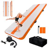 Tapete de ginástica inflável FEATH-R-LITE 3 m 10 pés 10 cm de espessura