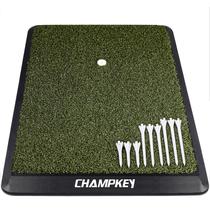 Tapete de golfe CHAMPKEY Premium de relva sintética com conjunto de camisetas