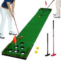 Tapete de golfe FARROLL Indoor Outdoor com 2 tacos ajustáveis