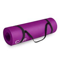 Tapete de ioga CAP Barbell High Density 68x24cm 12mm - Wine Tapete de ioga CAP Barbell High Density 68x24cm 12mm - Wine