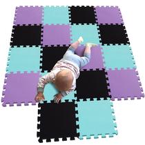 Tapete de jogo de espuma MQIAOHAM Tapetes de quebra-cabeça de 18 peças 172x87cm