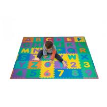 Tapete de jogo Foam Floor Alphabet and Numbers Puzzle para crianças