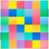 Tapete de jogo Foam Puzzle Floor ProSource Kids com cores sólidas Tapete de jogo Foam Puzzle Floor ProSource Kids com cores sólidas